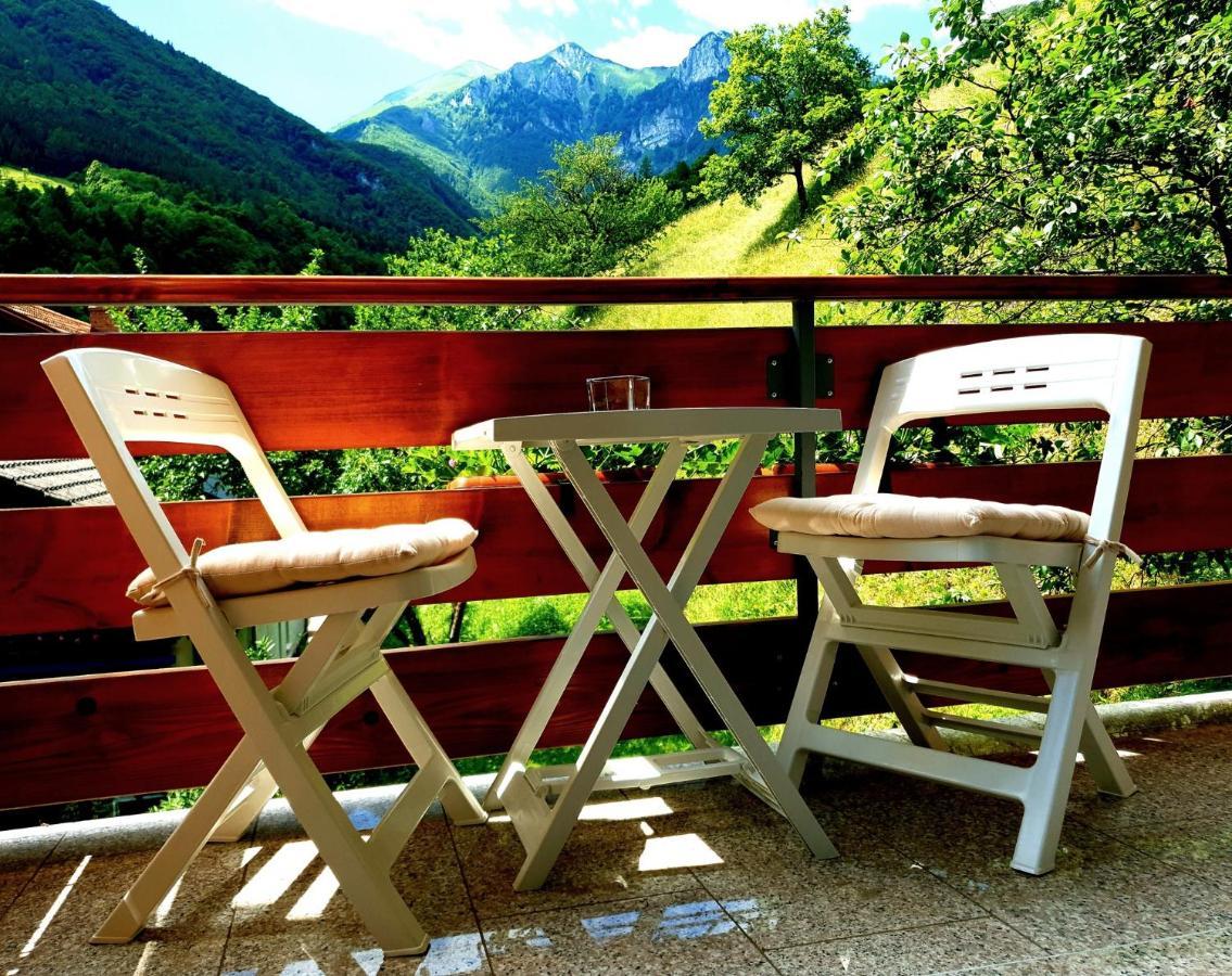 Apartment And Garden House Among The Mountains Podbrdo 外观 照片